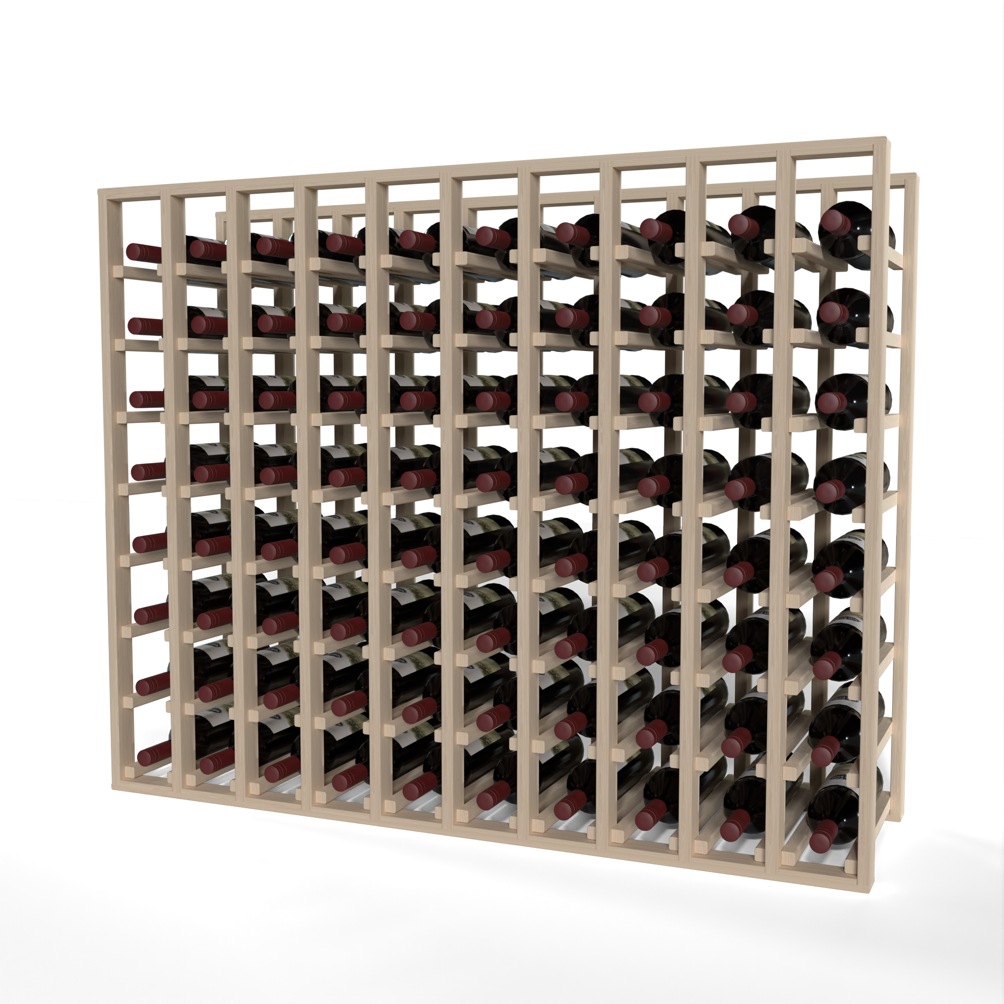 GrandCellar™ - 10 Column Full-Depth Standard Wine Rack - 36