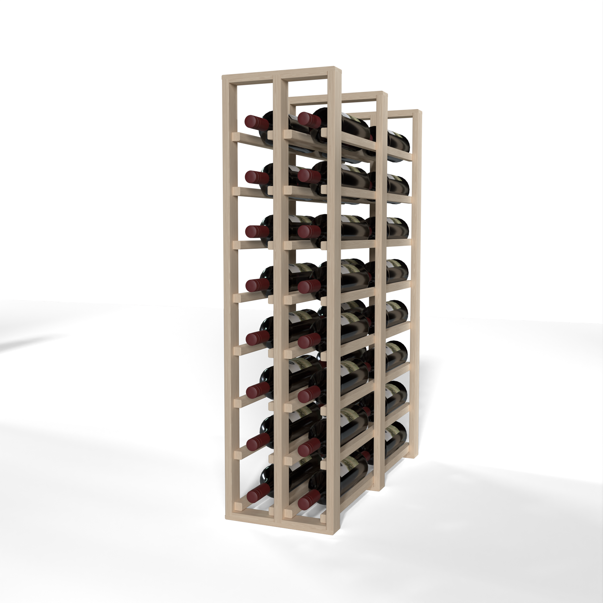 GrandCellar™ - 2 Column Full-Depth Double Deep Wine Rack - 36