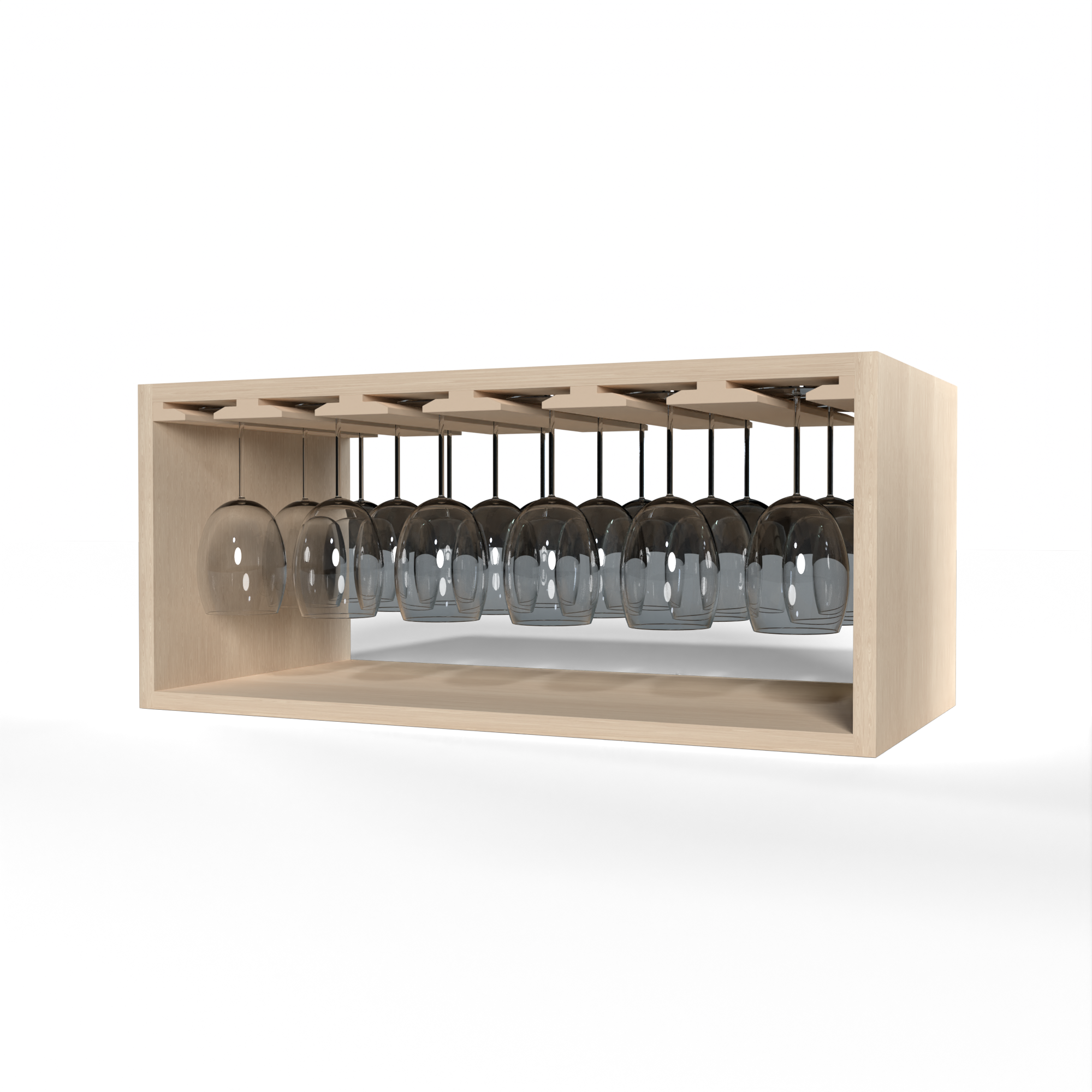 GrandCellar™ - 6 Column Full-Depth Stemware Rack  - 12