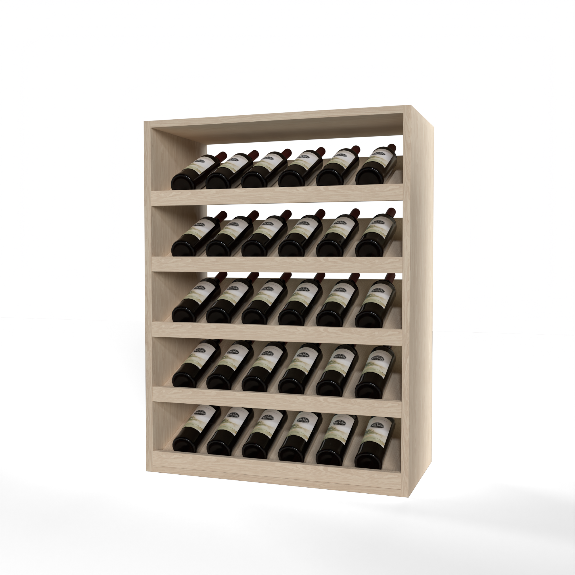 GrandCellar™ - 6 Column Full-Depth Wine Display  - 36