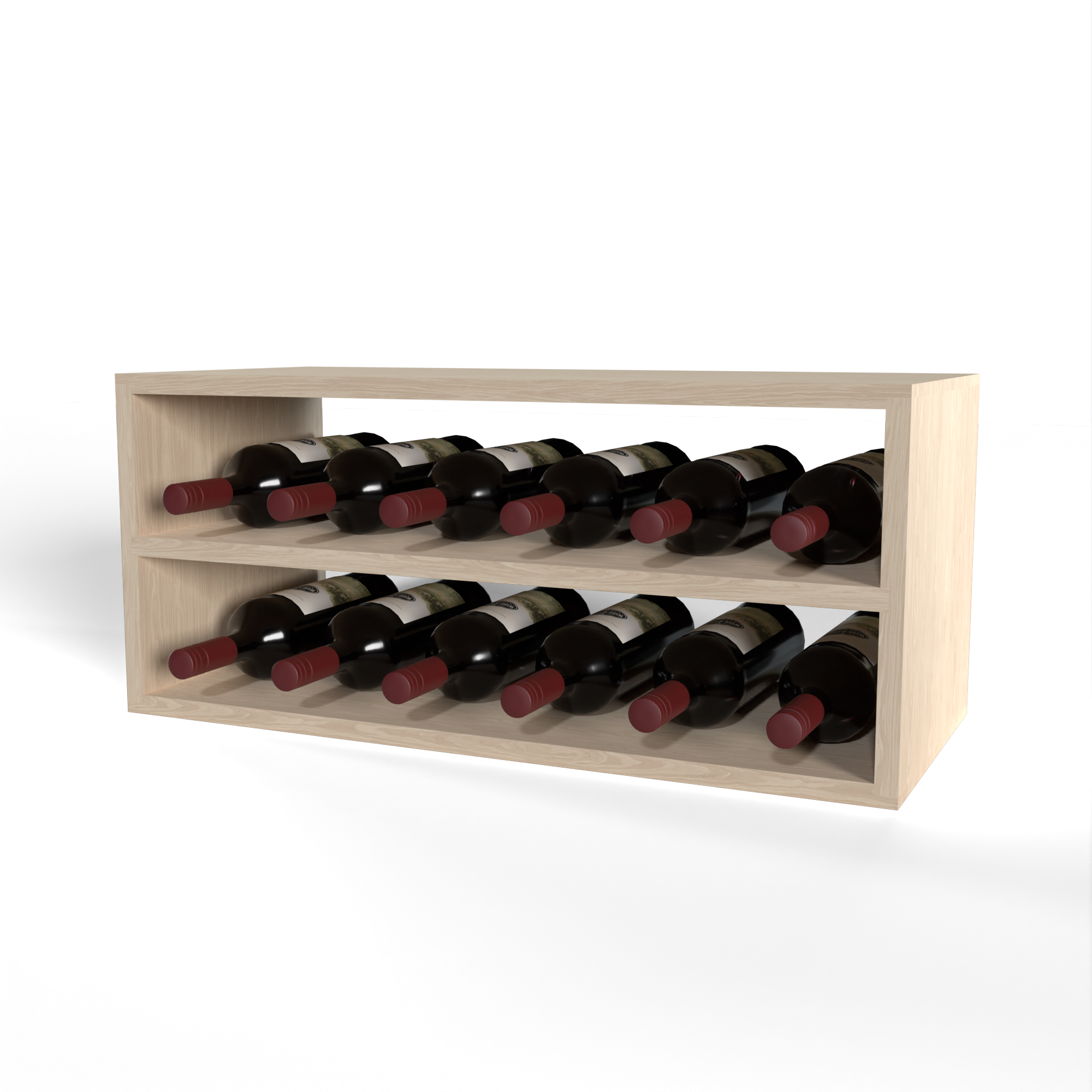 GrandCellar™ - 6 Column Full-Depth Wine Shelf - 12