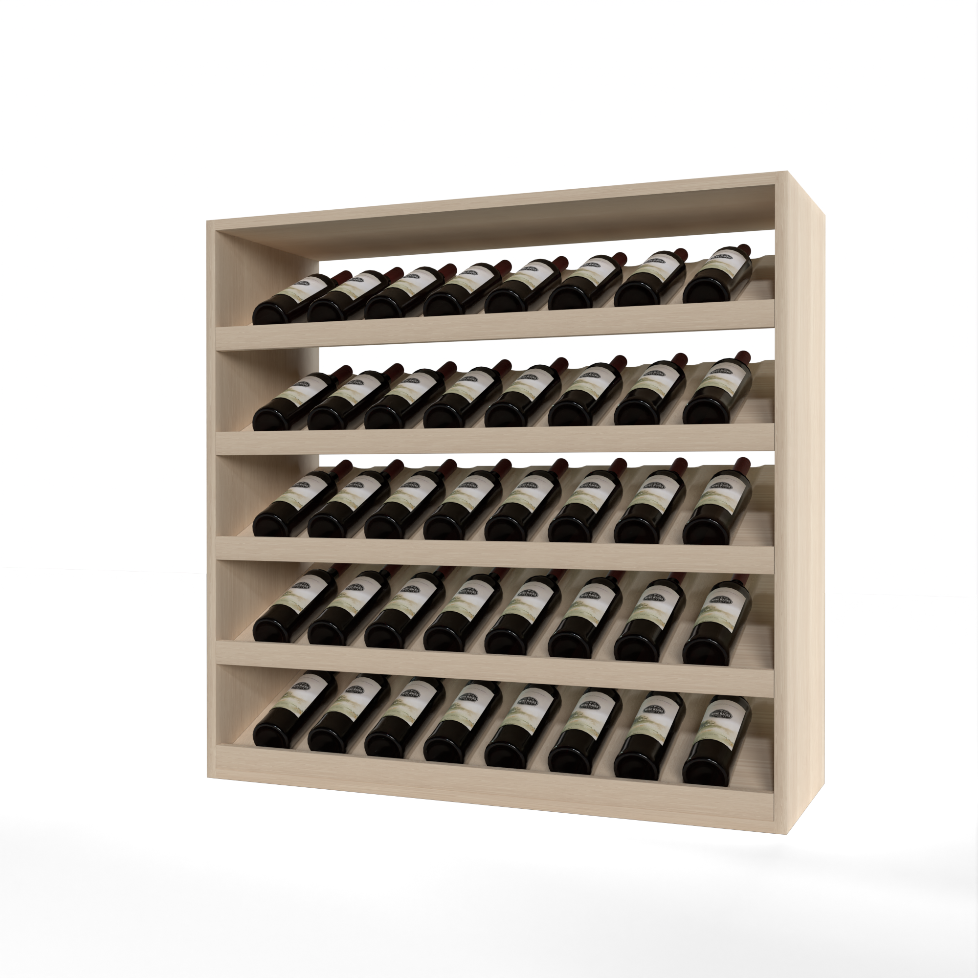 GrandCellar™ - 8 Column Full-Depth Cradle Wine Display - 36