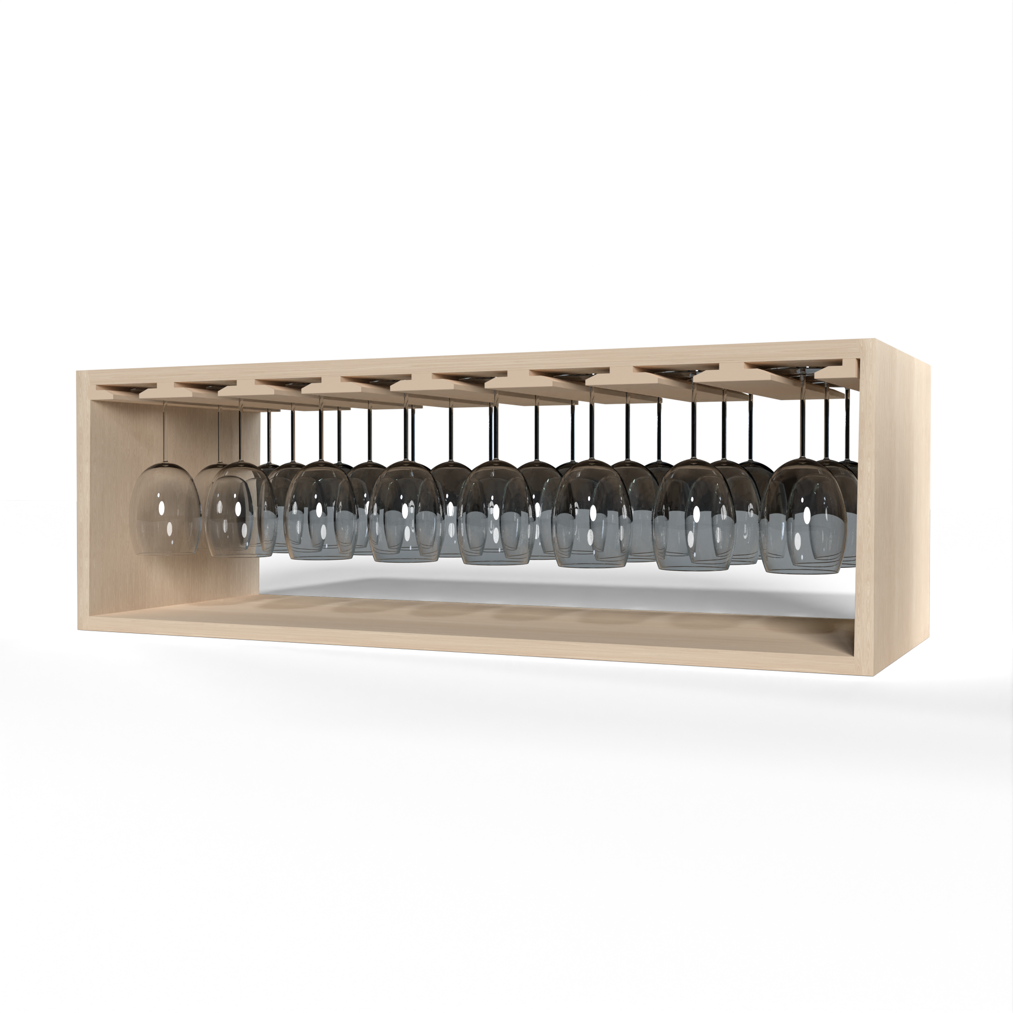 GrandCellar™ - 8 Column Full-Depth Stemware Rack  - 12