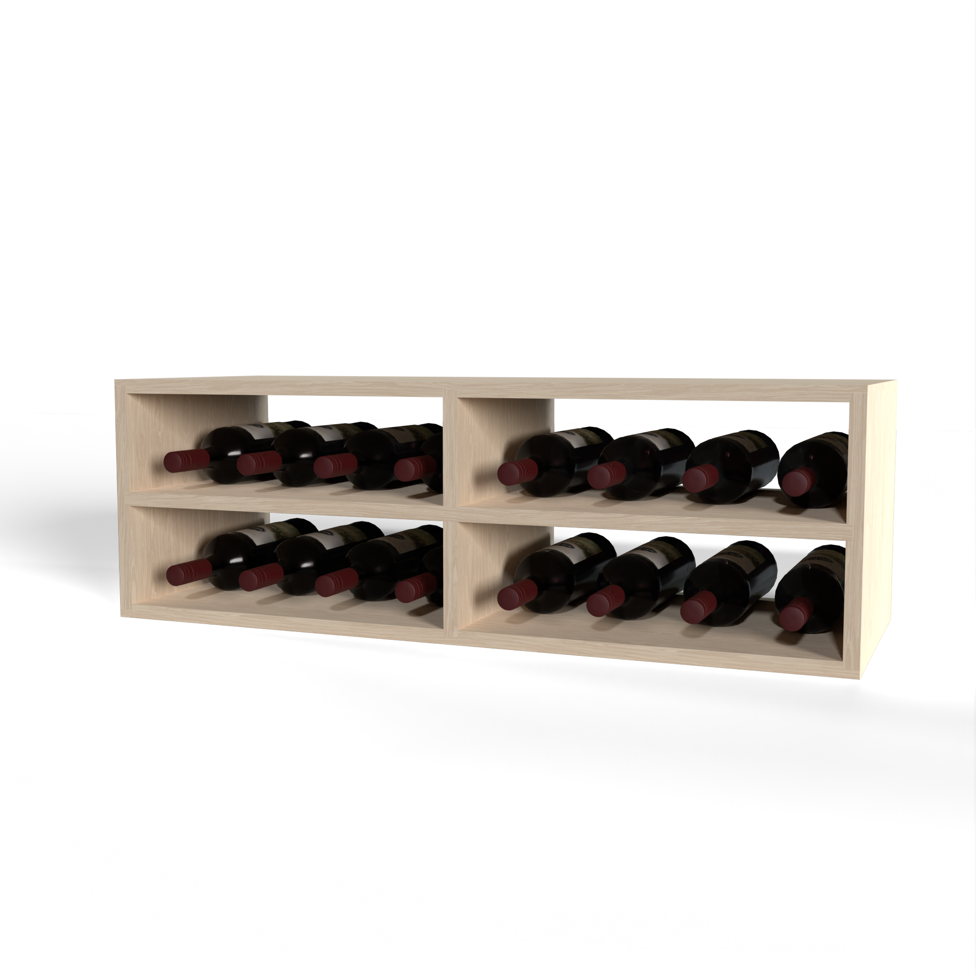 GrandCellar™ - 8 Column Full-Depth Wine Shelf - 12