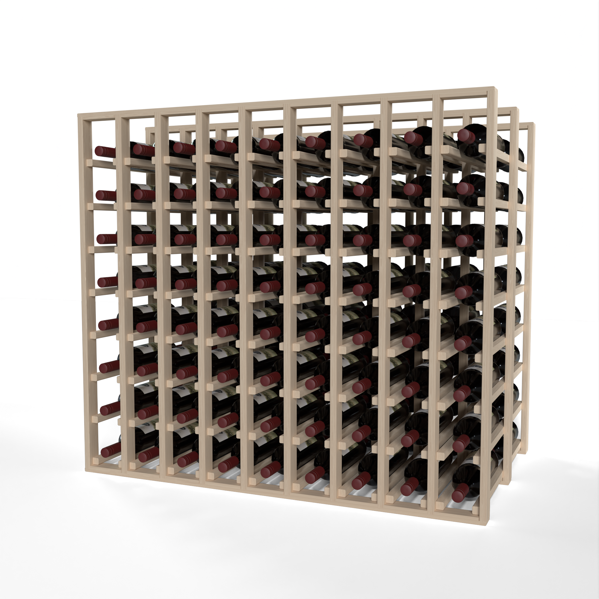GrandCellar™ - 9 Column Full-Depth Double Deep Wine Rack - 36