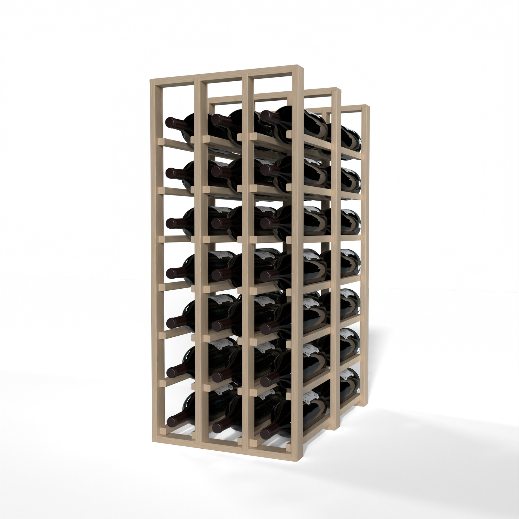 Wine Rack 3l GrandCellar™ - 3 Column Full-Depth Double Deep Magnum Wine Rack - 36 ...
