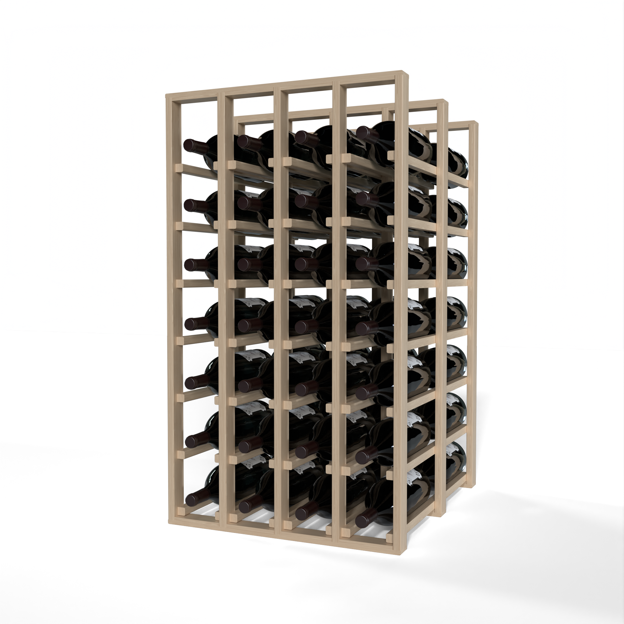 GrandCellar™ - 4 Column Full-Depth Double Deep Magnum Wine Rack - 36