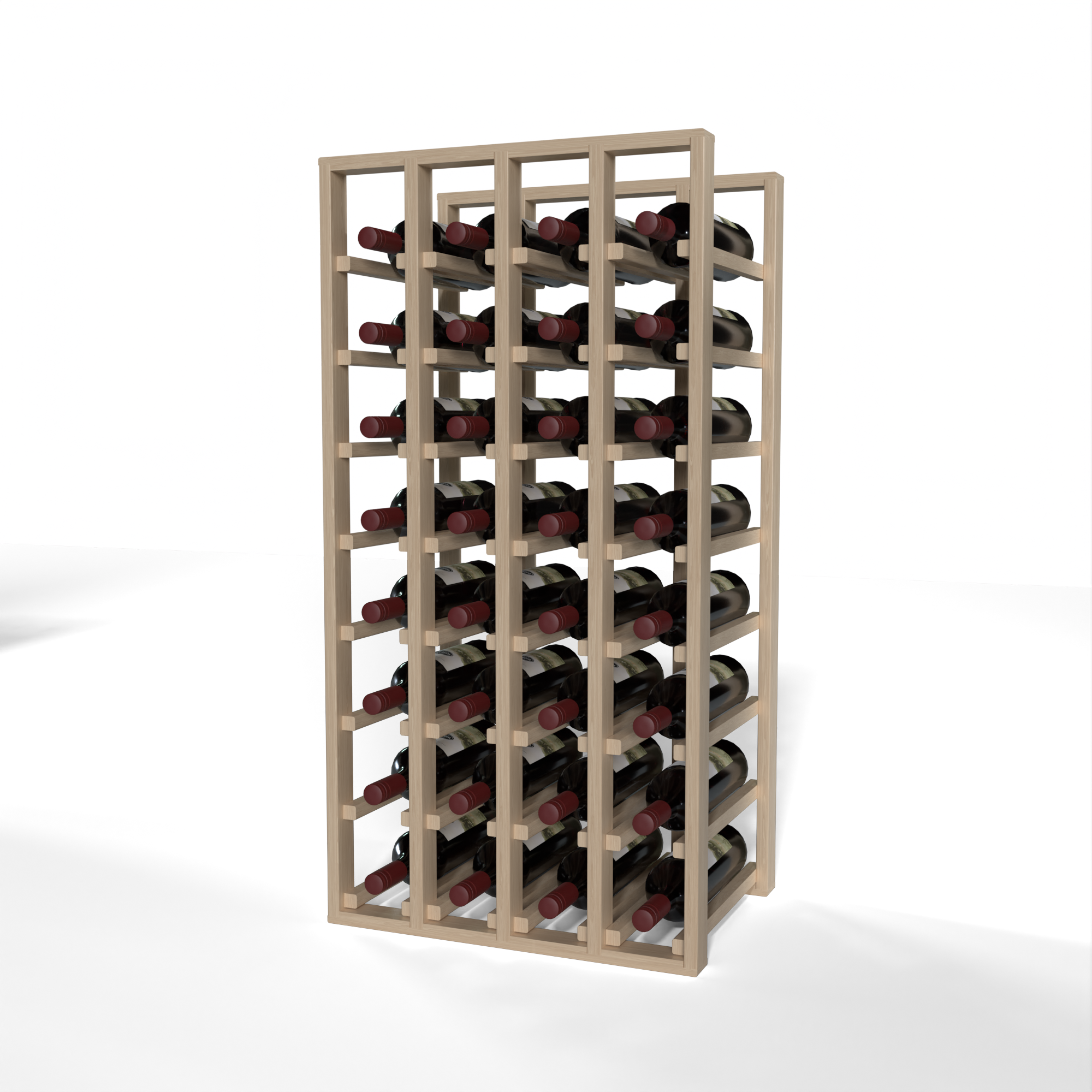 GrandCellar™ - 4 Column Full-Depth Standard Wine Rack - 36