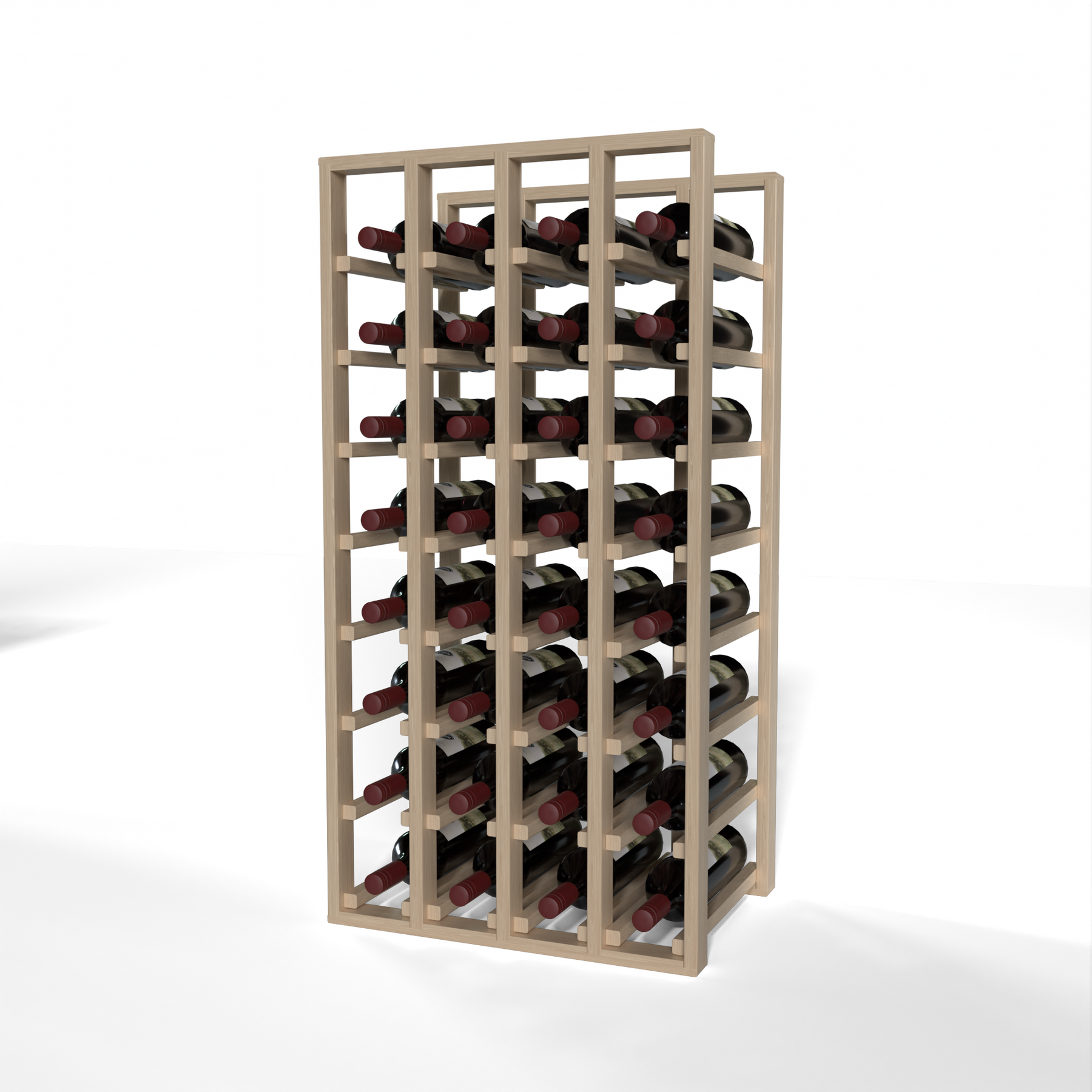 3row 4 Column Rack GrandCellar™ - 4 Column Full-Depth Standard Wine Rack - 36