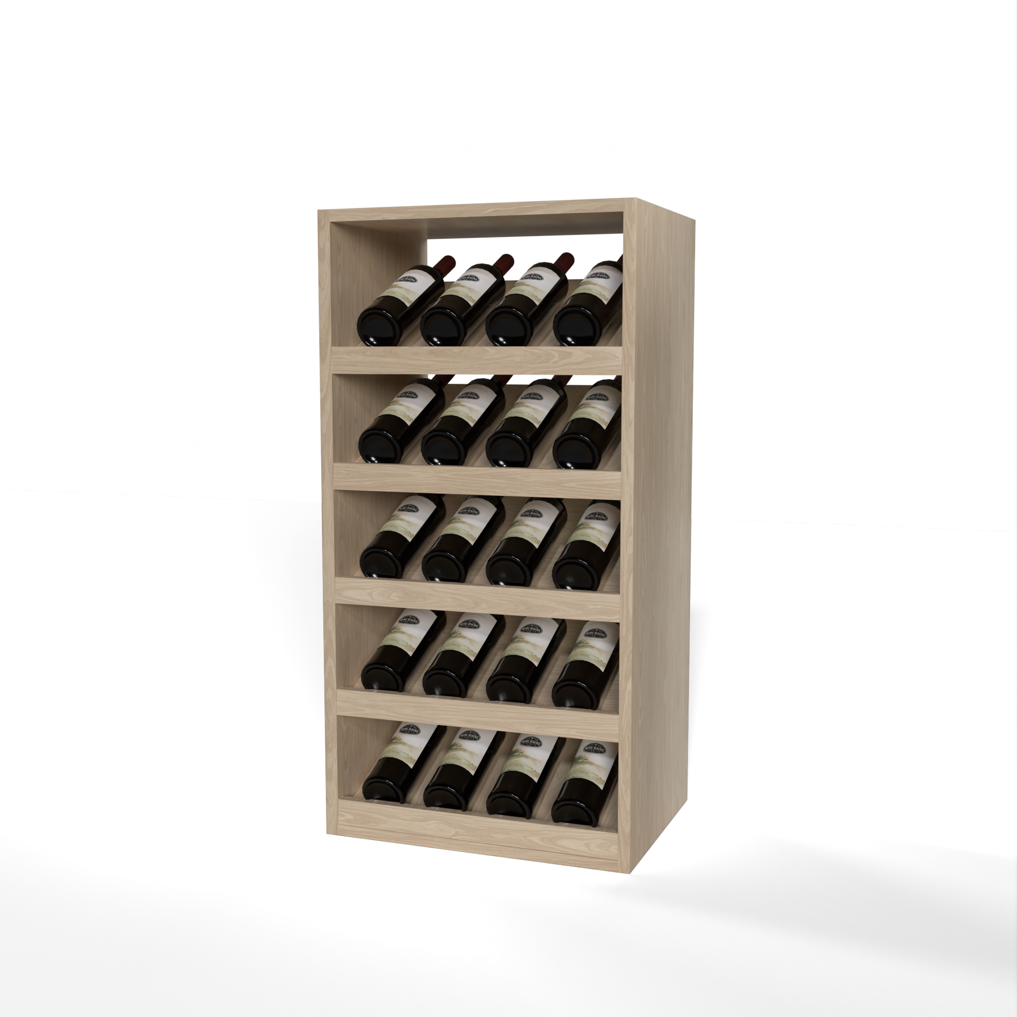 GrandCellar™ - 4 Column Full-Depth Wine Display  - 36