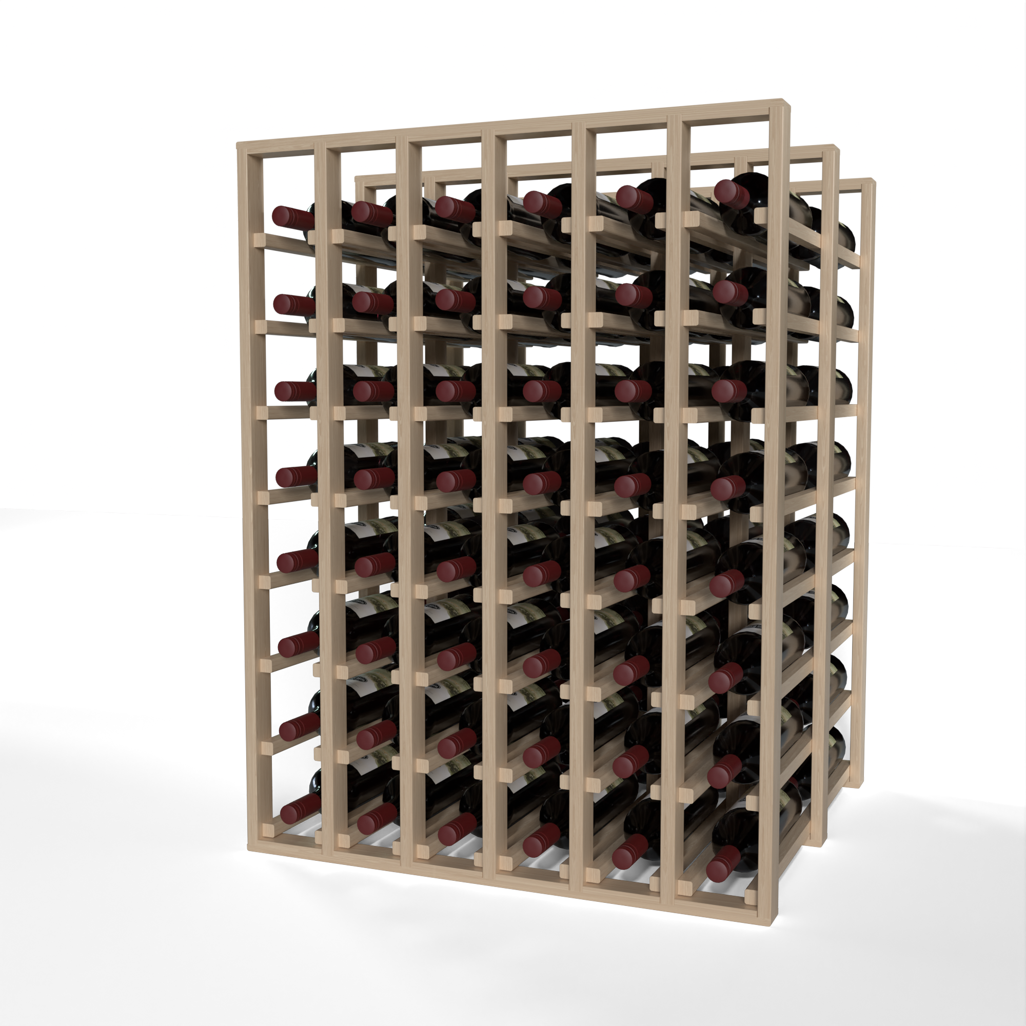 GrandCellar™ - 6 Column Full-Depth Double Deep Wine Rack - 36