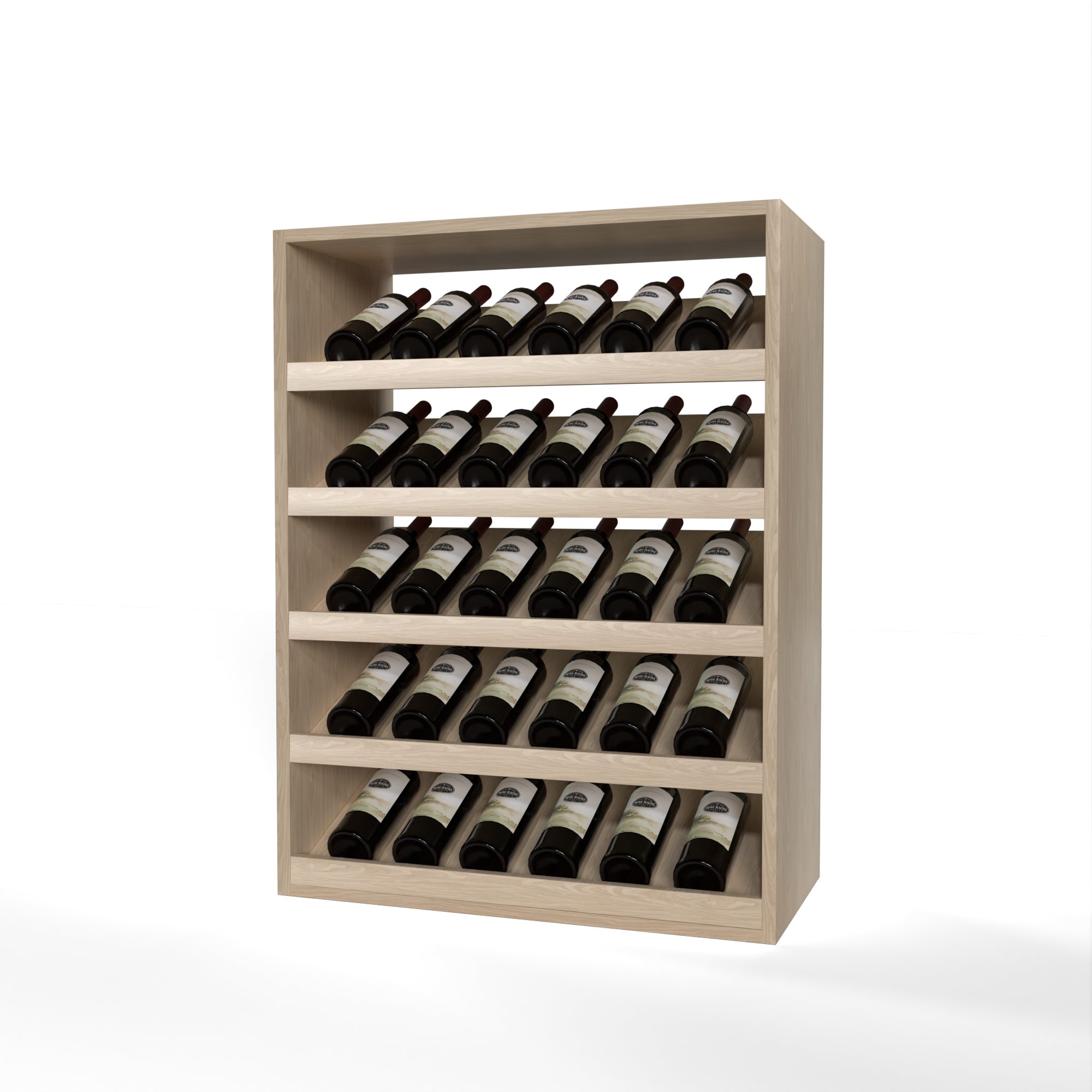 GrandCellar™ - 6 Column Full-Depth Wine Display  - 36