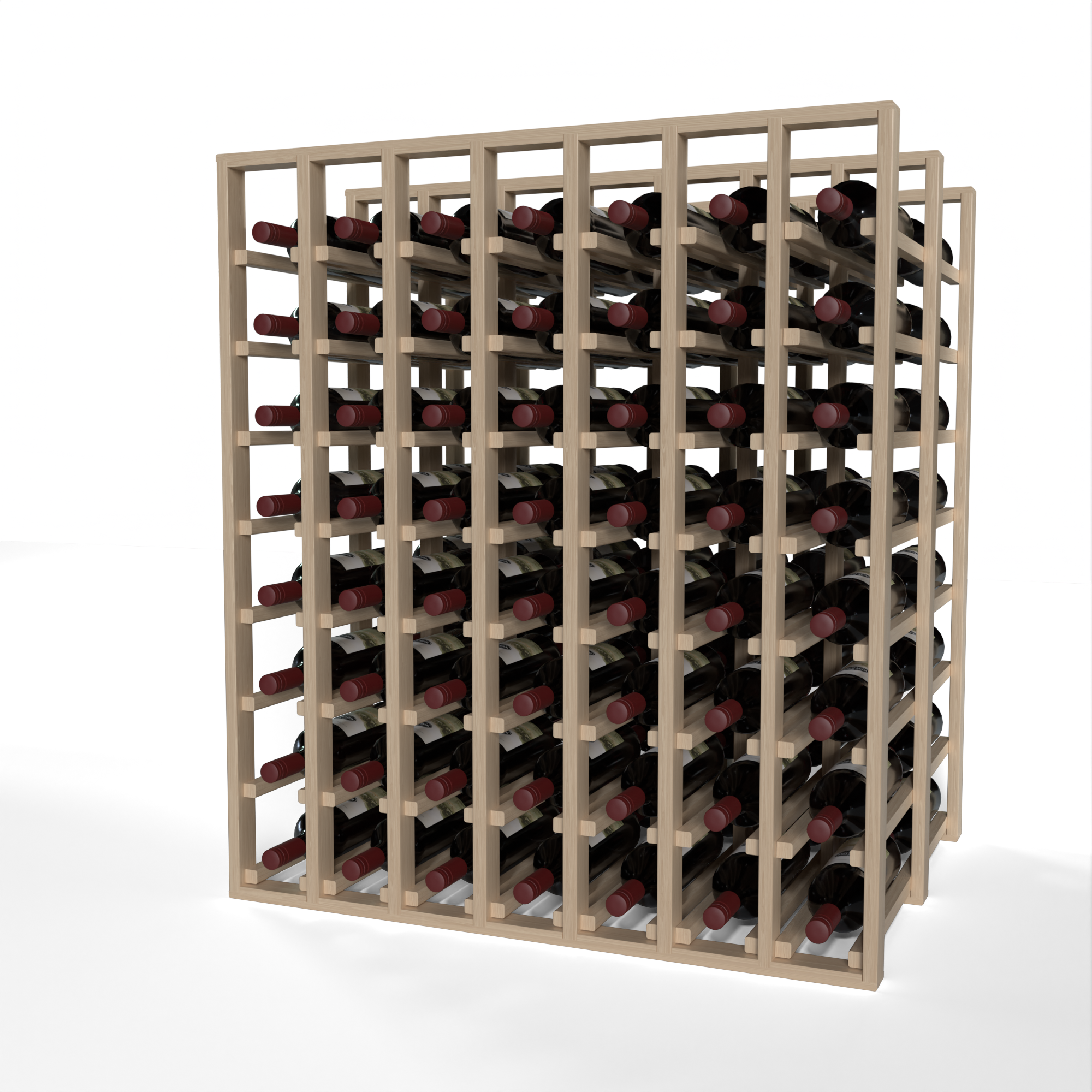 GrandCellar™ - 7 Column Full-Depth Double Deep Wine Rack - 36