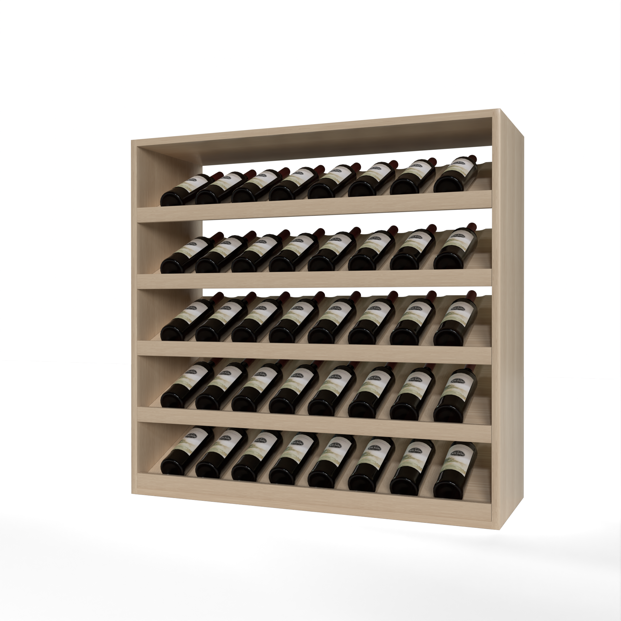 GrandCellar™ - 8 Column Full-Depth Cradle Wine Display - 36