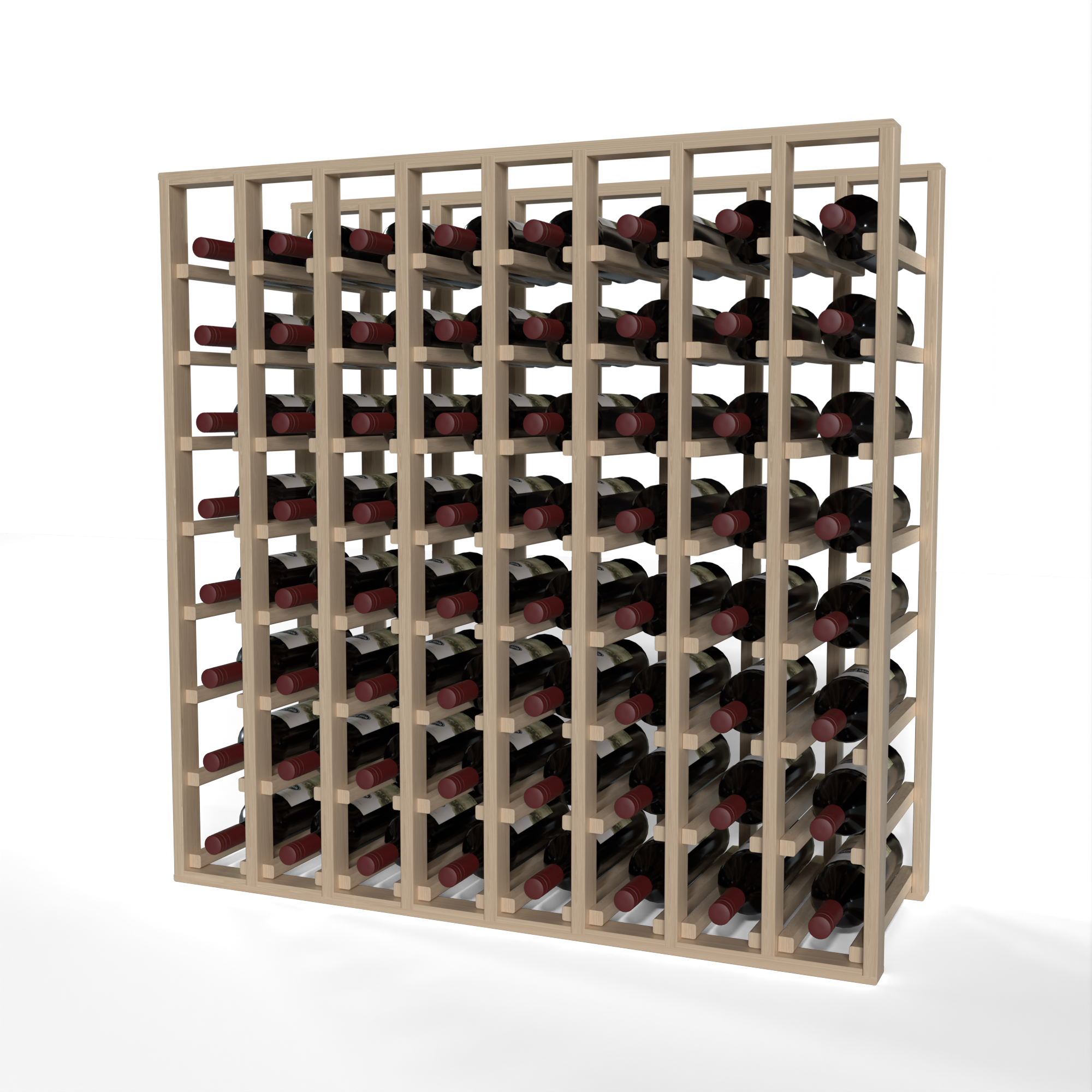 GrandCellar™ - 8 Column Full-Depth Standard Wine Rack - 36