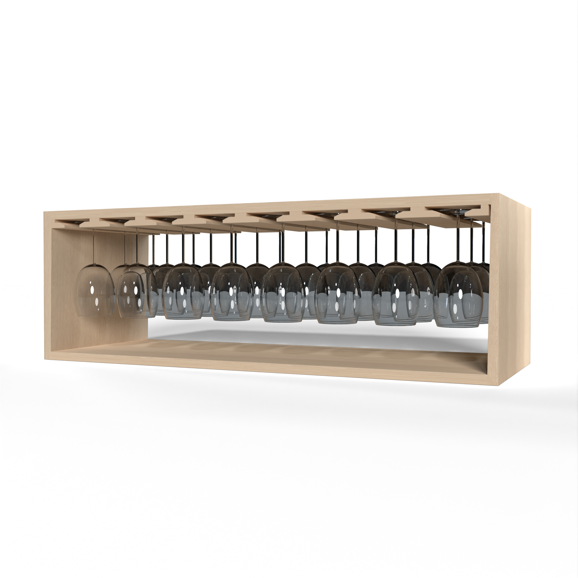 GrandCellar™ - 8 Column Full-Depth Stemware Rack  - 12