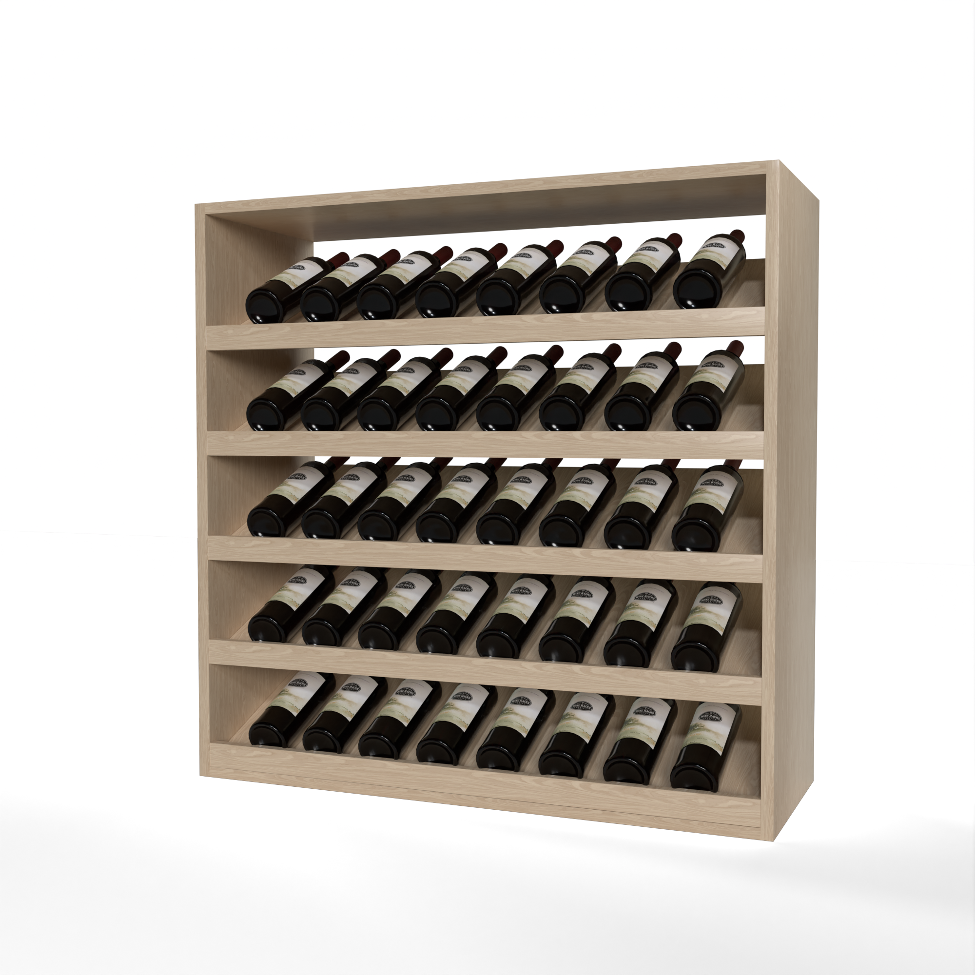 GrandCellar™ - 8 Column Full-Depth Wine Display  - 36