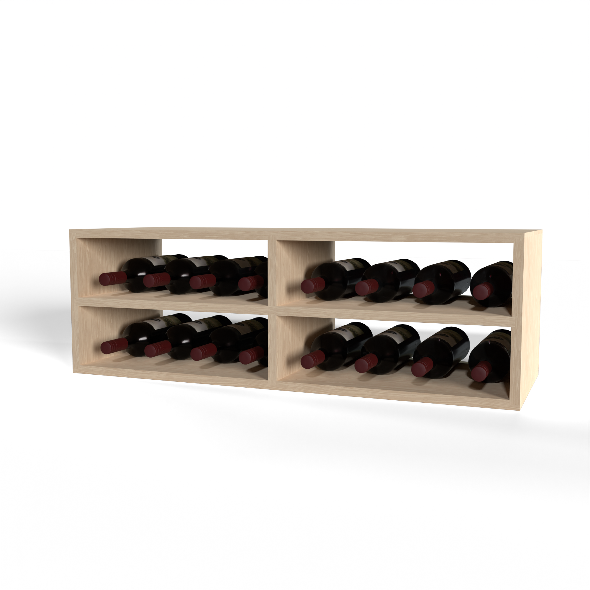 GrandCellar™ - 8 Column Full-Depth Wine Shelf - 12