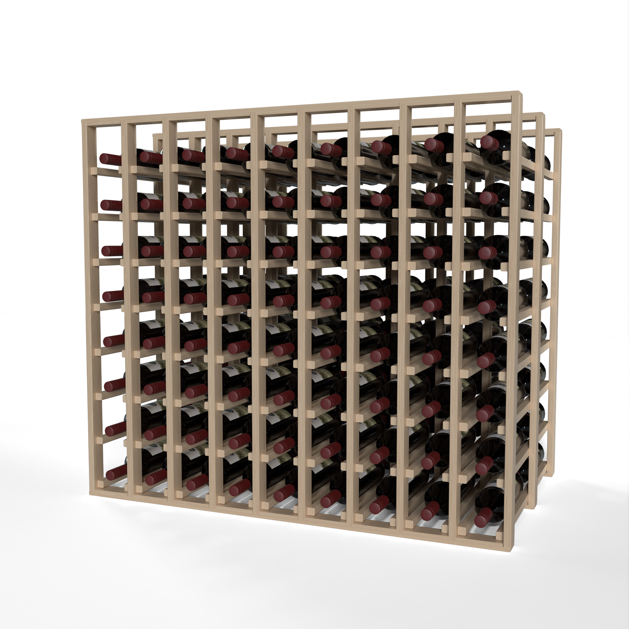 GrandCellar™ - 9 Column Full-Depth Double Deep Wine Rack - 36