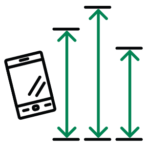 Custom heights available