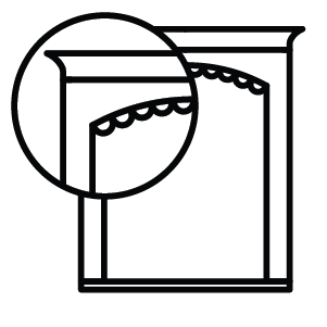 Precision-cut arched panels