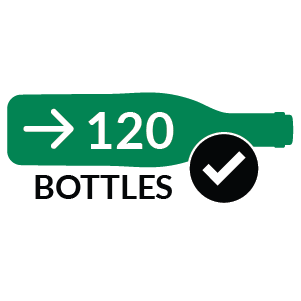 Store up to 10 cases of wine in a single rack