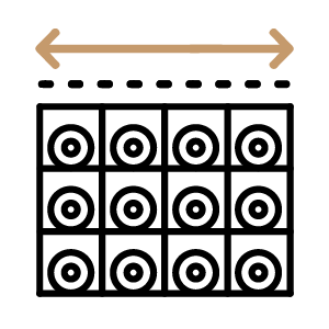 Flexible column widths for any space