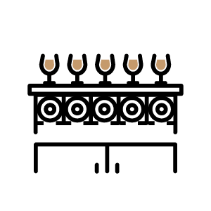 Keep wine glasses in-reach