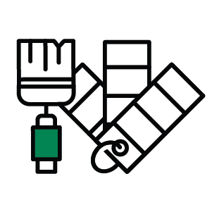 Bright steel, black or acrylic