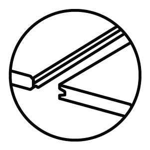 Tongue & groove wall paneling