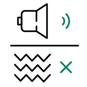 Quiet and vibration free