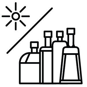 cool space away from sunlight