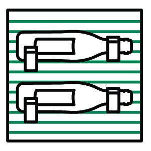 Superior bottle stability