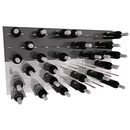 Combo 2×3 – White & Gunmetal Gray