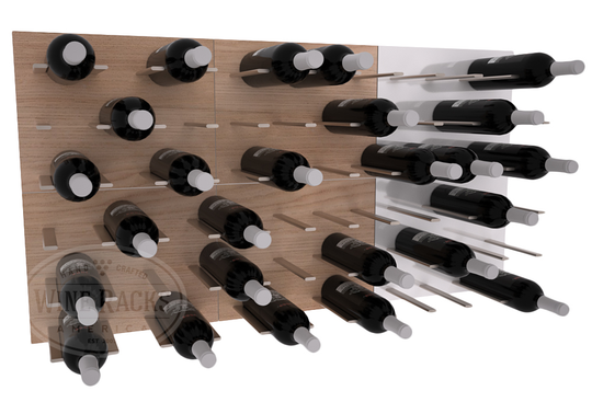 Stact Combo 2x3 Pure White Oak Wine Rack – Wine Racks America