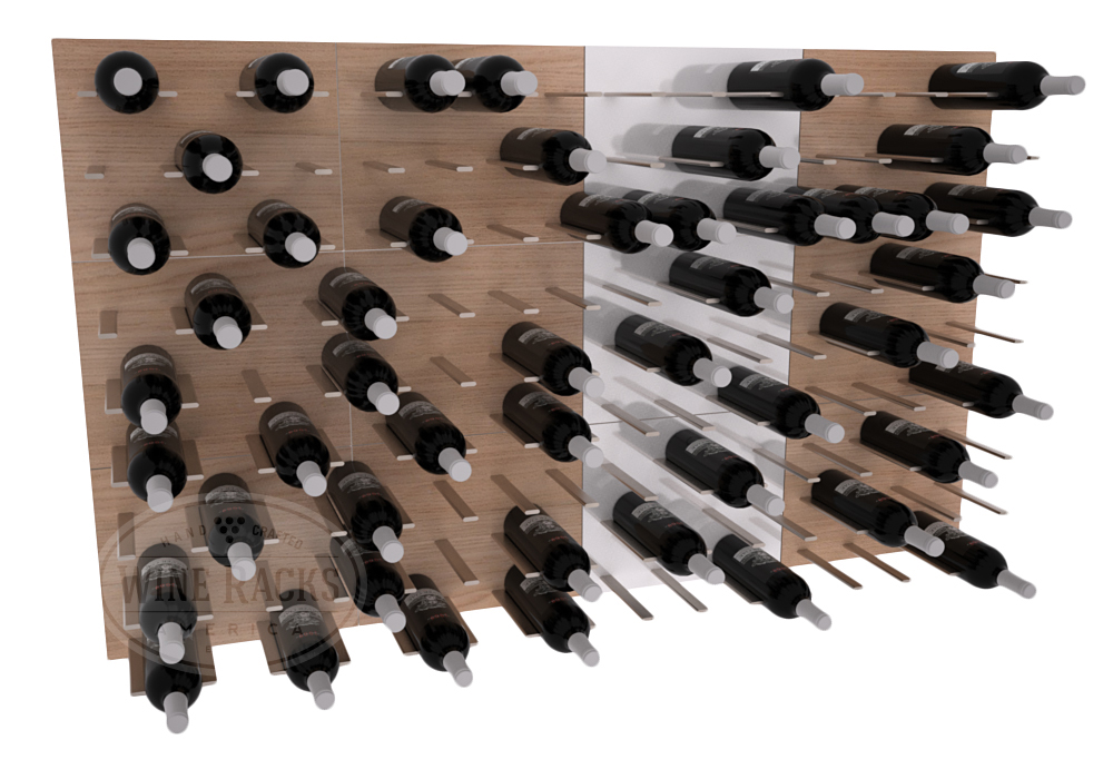 Stact Combo 3x4 - Pure White & Oak Wall Mounting Wine Rack – Wine Racks ...