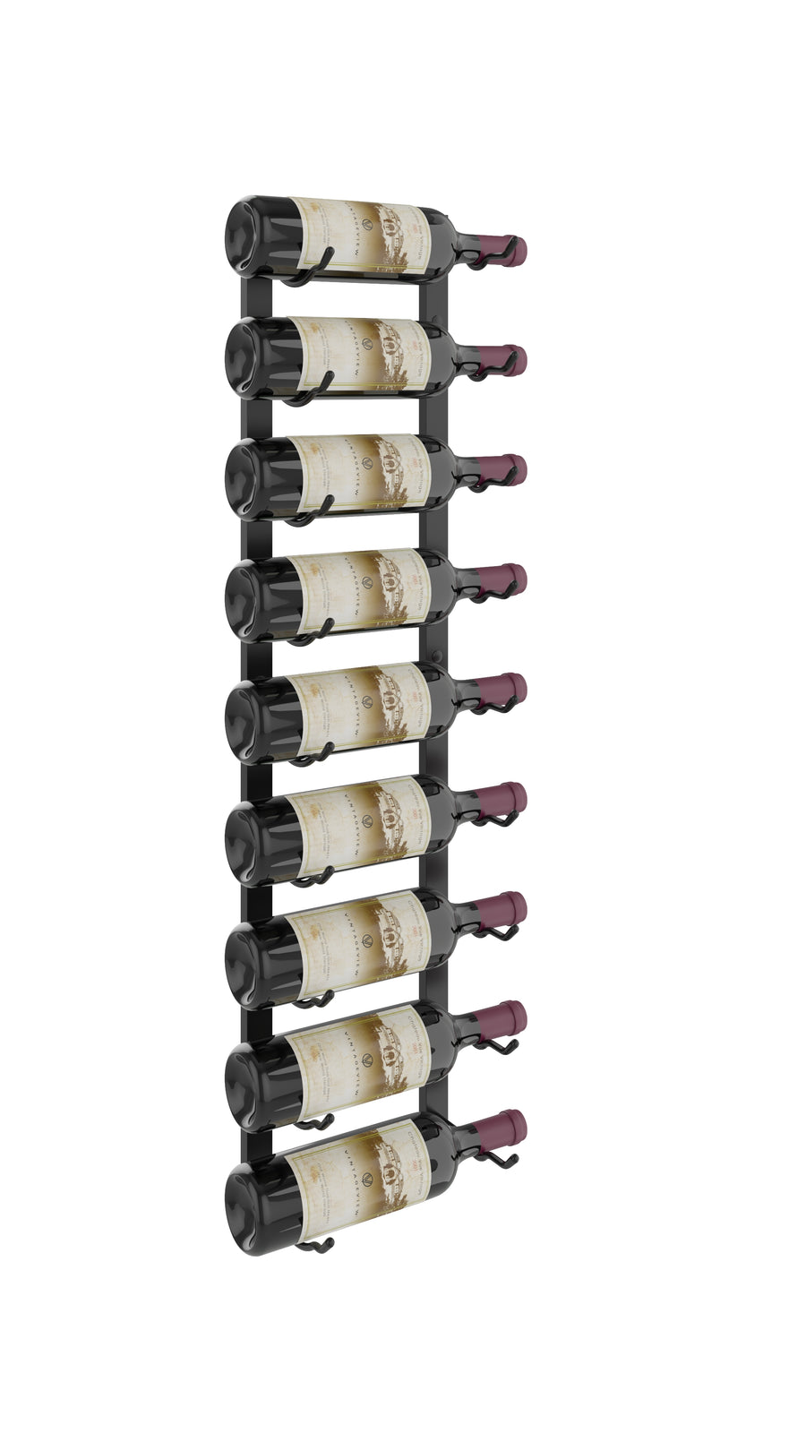 W Series Wine Rack 3 (wall mounted metal bottle storage)
