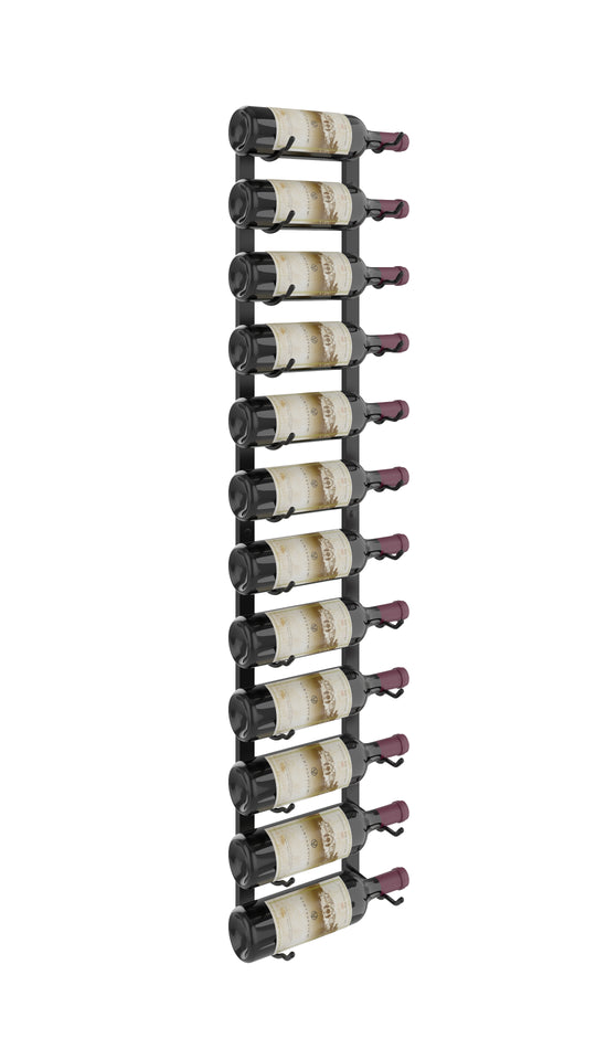 VintageView WS41 W Series 48 Inch 12 Bottle Wall Mounted Wine Rack