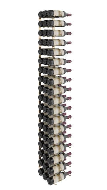 W Series Wine Rack 6 (metal wall mounted storage kit) in 54 Bottles (Triple Deep) Golden Bronze
