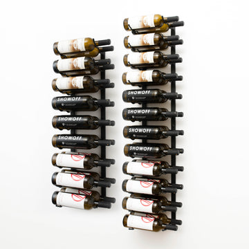 W Series Wine Rack 7 (wall mounted metal bottle storage kit)