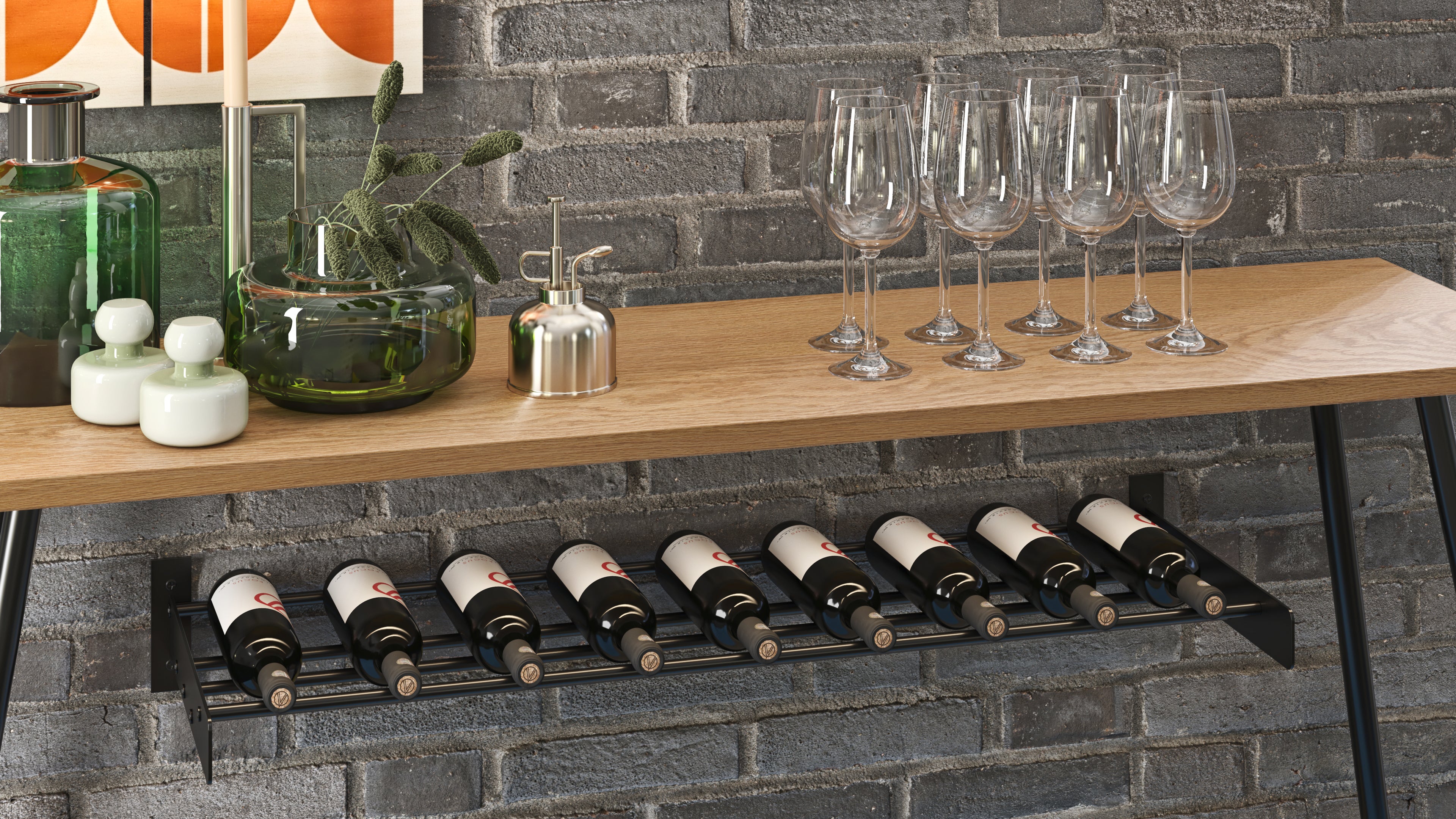 Evolution Wine Wall Cork Ledge