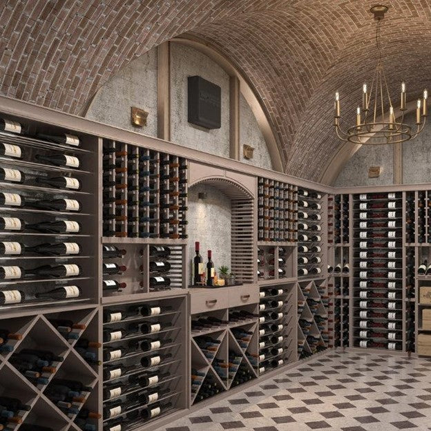 Beautiful Wine Room in a Basement Wine Cellar