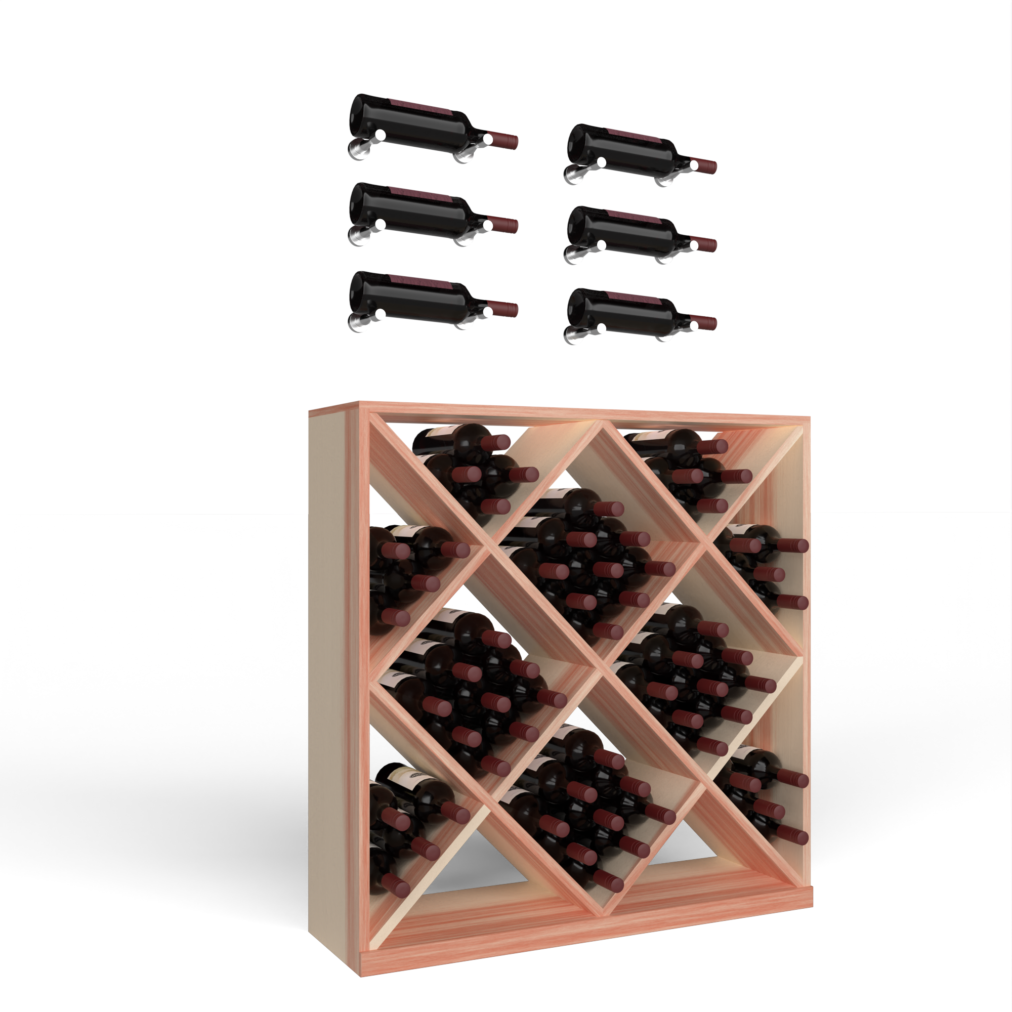 Wine Room Essentials Bundle - Diamond Cube x Vino Pin Designer Kit in Milled Aluminum Metal