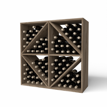 GrandCellar™ - 8 Column Full-Depth Diamond Bin - 36