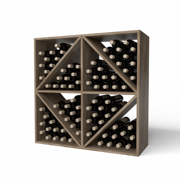 GrandCellar™ - 8 Column Full-Depth Diamond Bin - 36