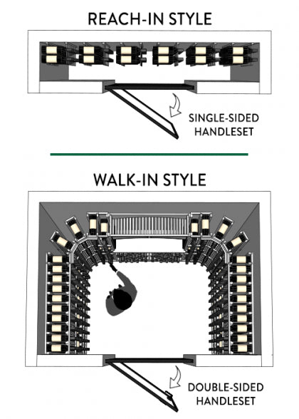 Full Glass Wine Cellar Door