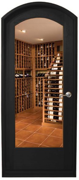 Custom Wood Wine Cellar Door