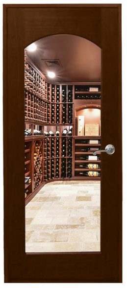 Custom Wood Wine Cellar Door