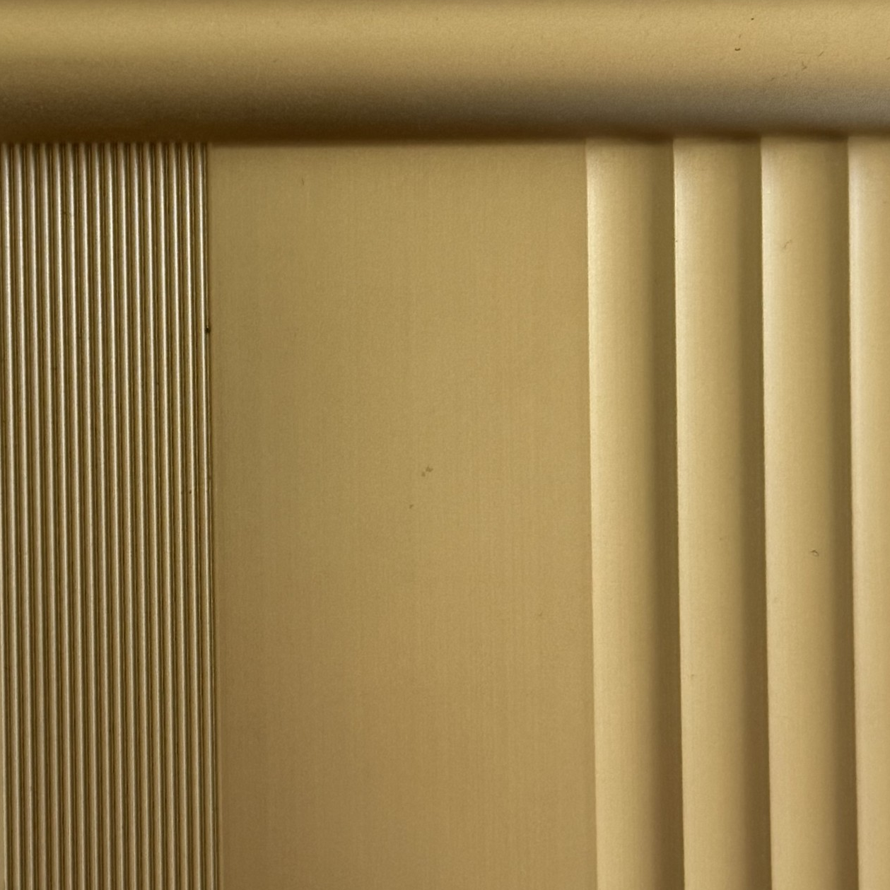 close up of gold swatch