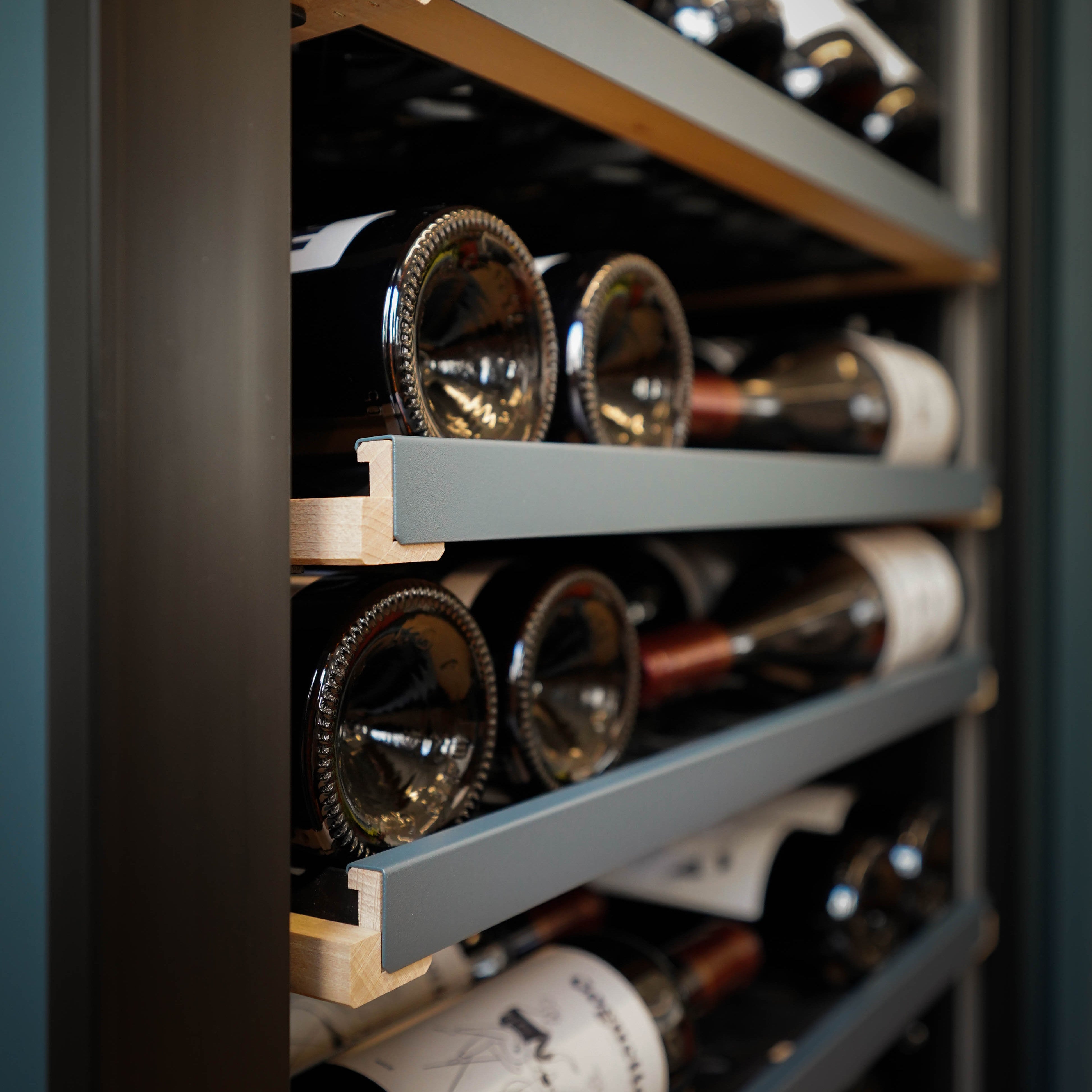 Goguette Small Single Zone Wine Fridge – Slate Blue| 50+ Bottle Capacity